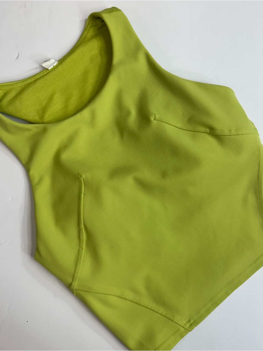 lululemon athletica Chartreuse Scoop Neck Tank